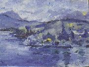 Lovis Corinth Lake Lucerne in the afternoon Germany oil painting artist